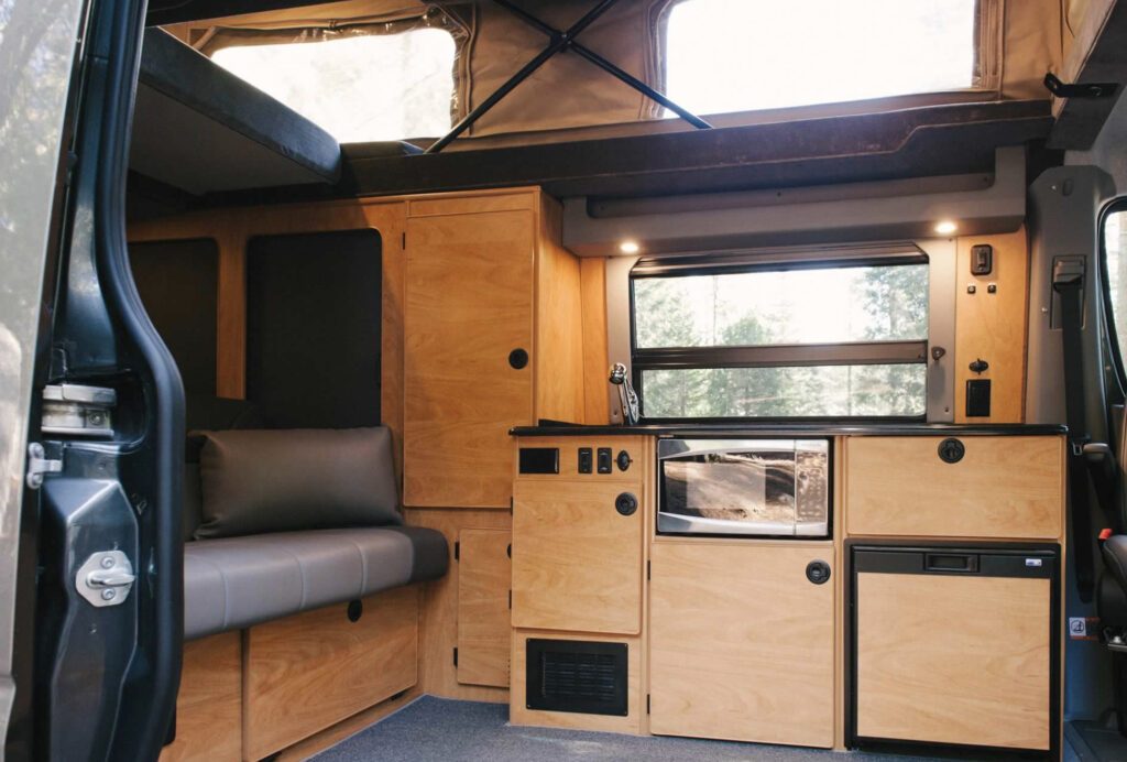 Sportsmobile interior