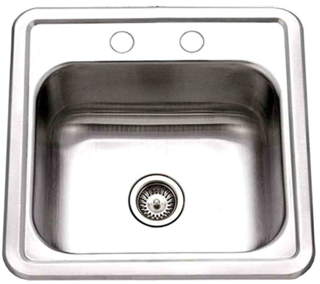 Best camper van sinks - small square Stainless Steel sink