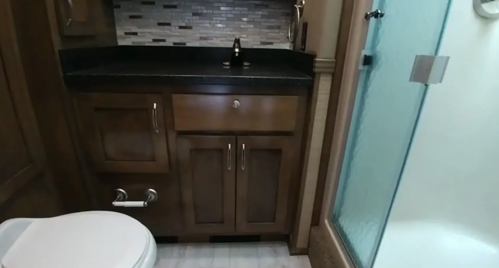 Bathroom area