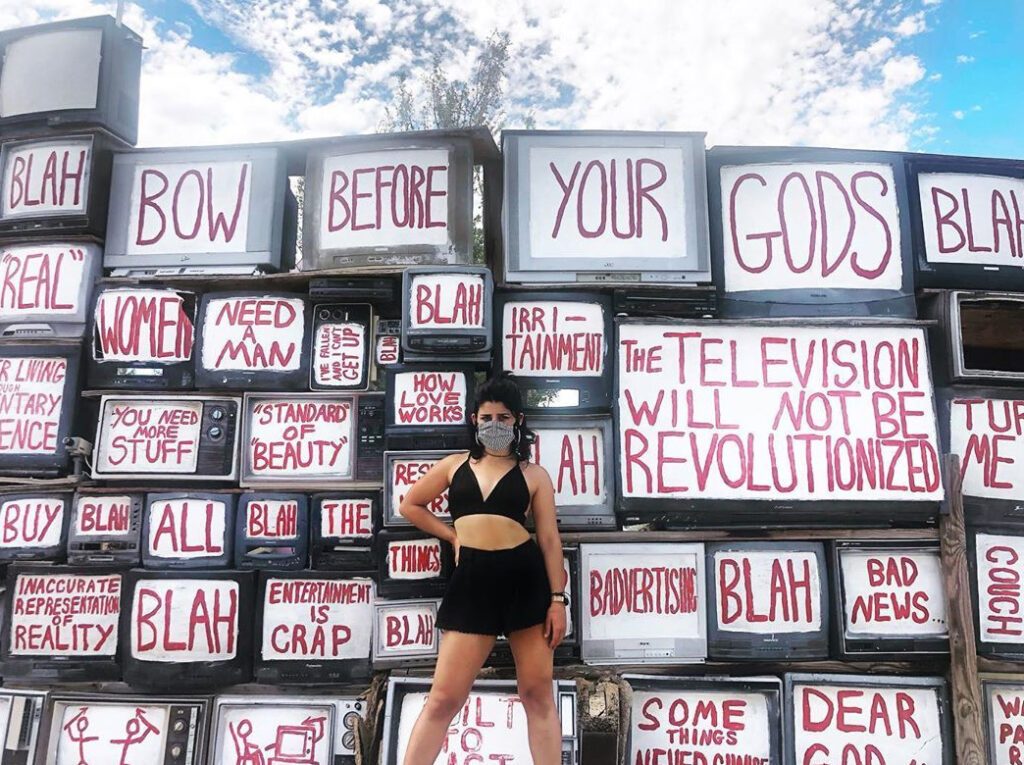 TV Screens in East Jesus Slab City