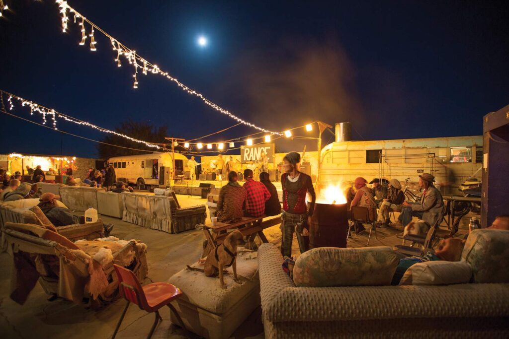Slab City Range music night