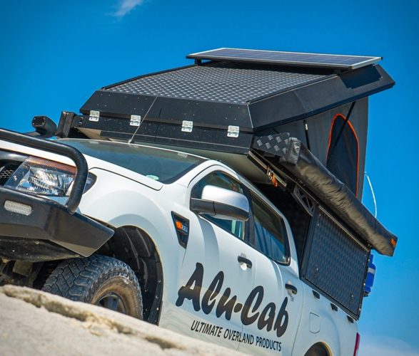 Pop Top Truck Camper - Alu-Cab branding