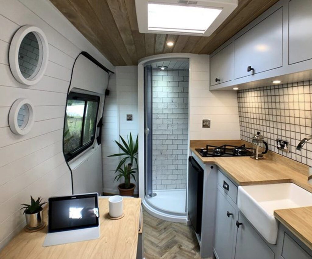 rent travel van with bathroom