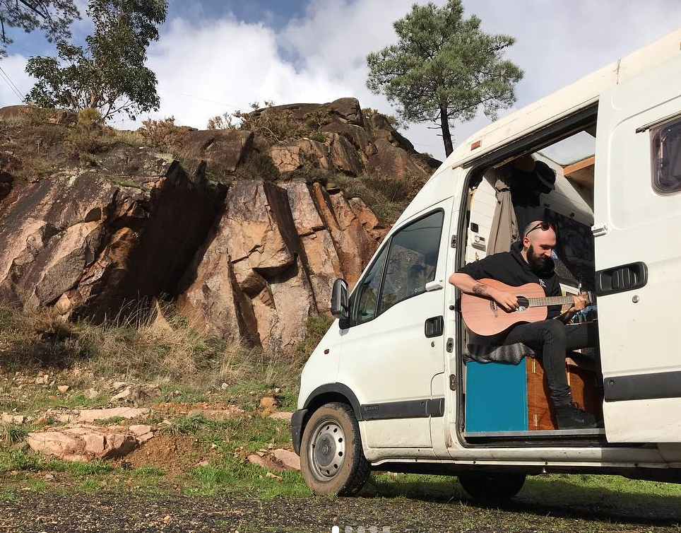 Stealth camping in spain