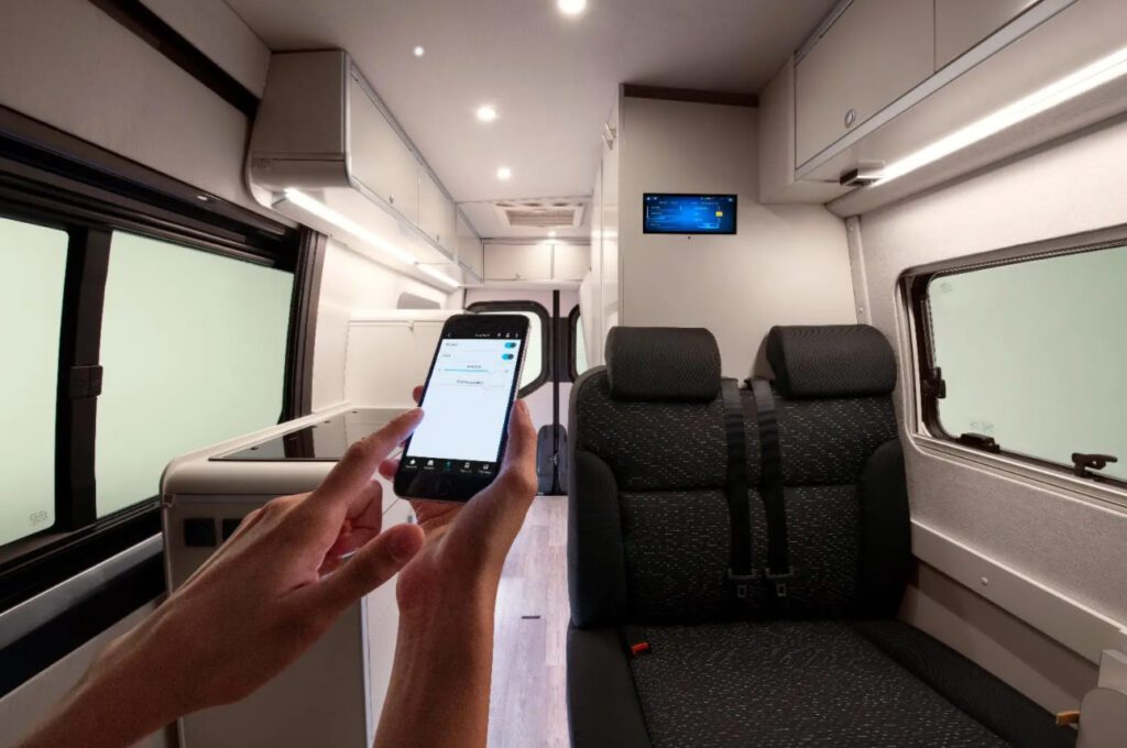 Sprinter Connected Home with MBAC technology built in - interior