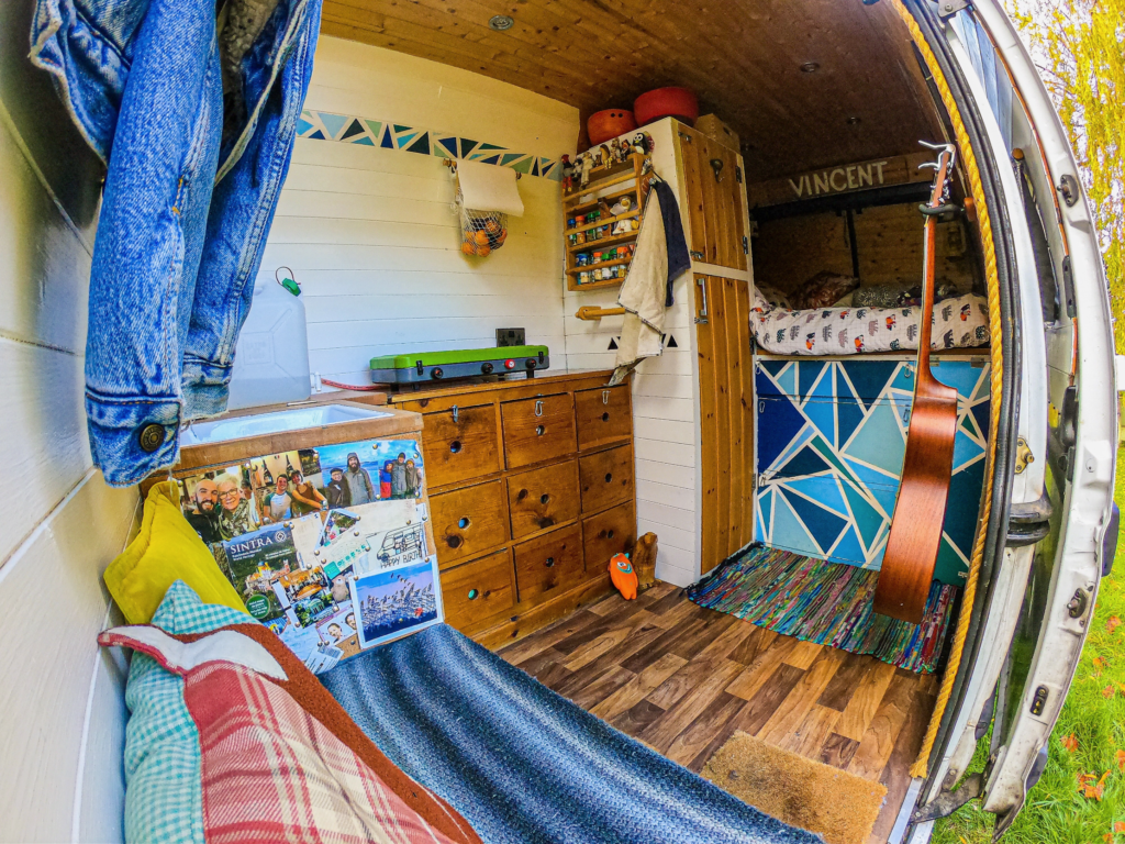 Inside my camper