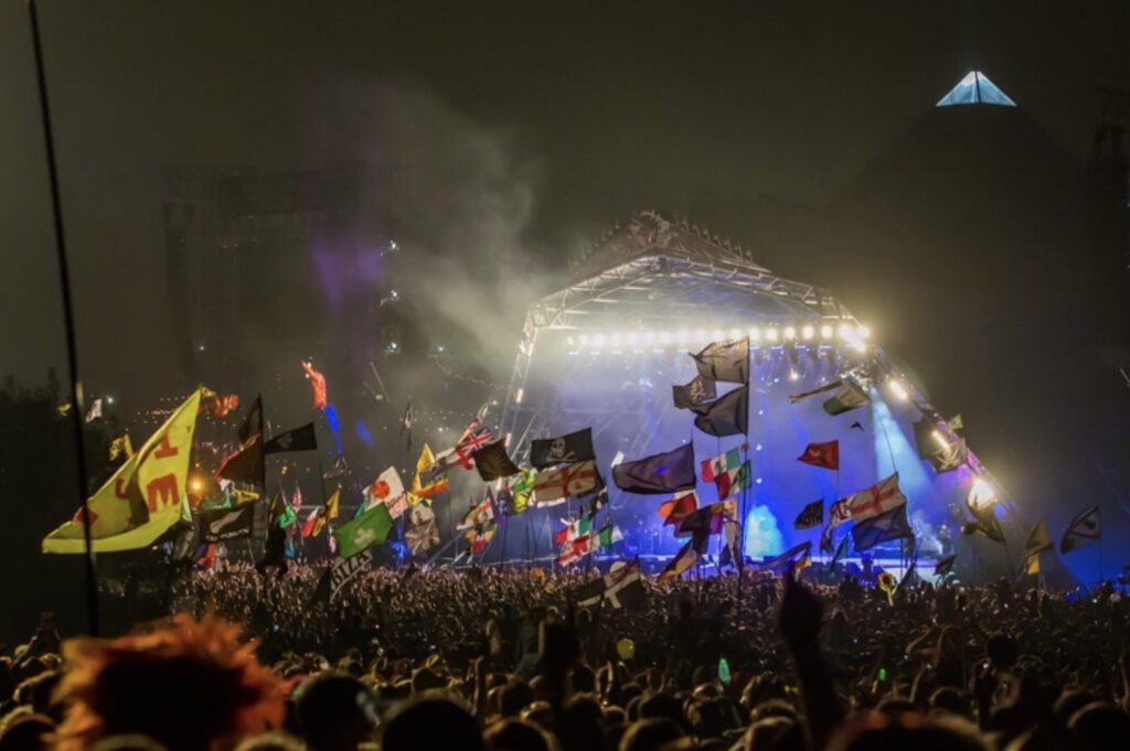 Pyramid Stage at Glastonbury Festival