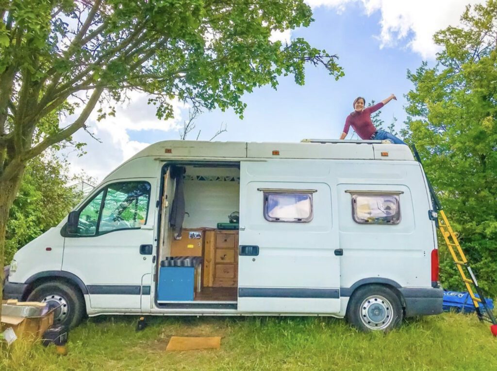 Outside of my van