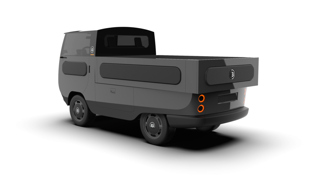 eBussy electric camper van - tipper model