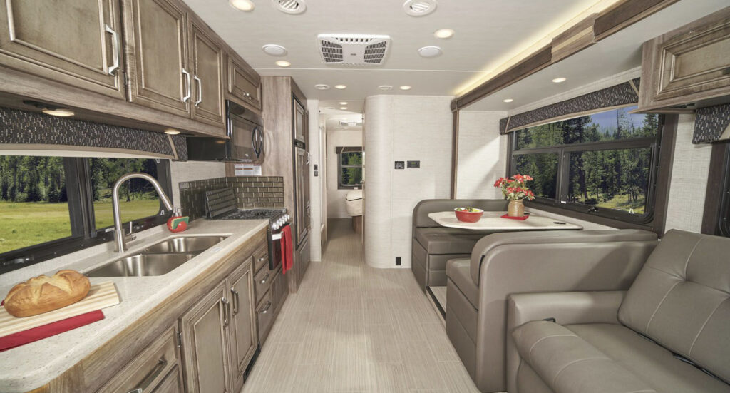 Class c RV Jayco interior