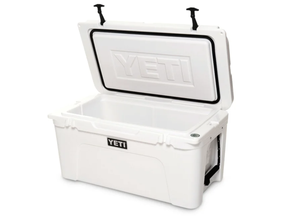 White yeti cooler
