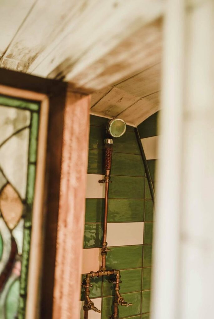 Shower - Handcrafted Rustic Campervan