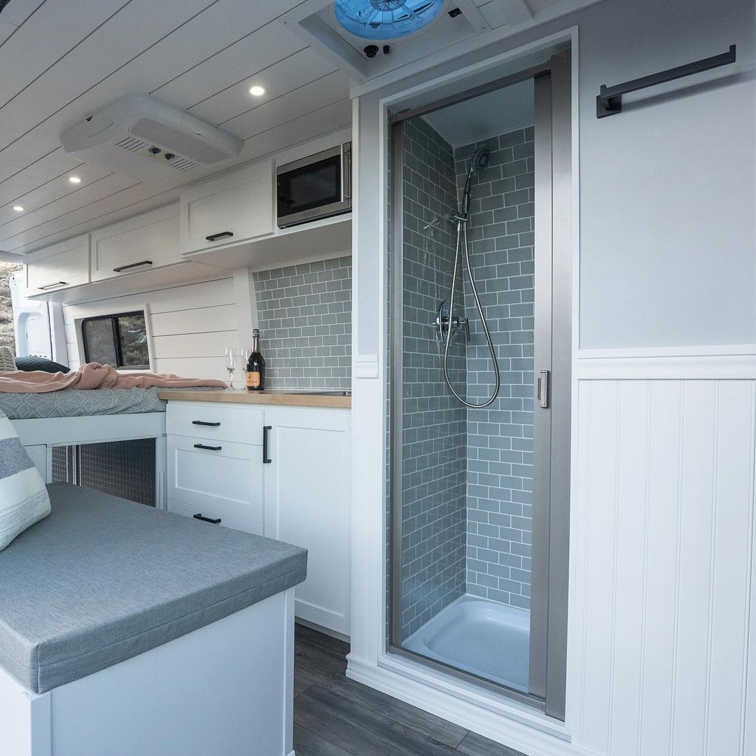travel van with shower and toilet